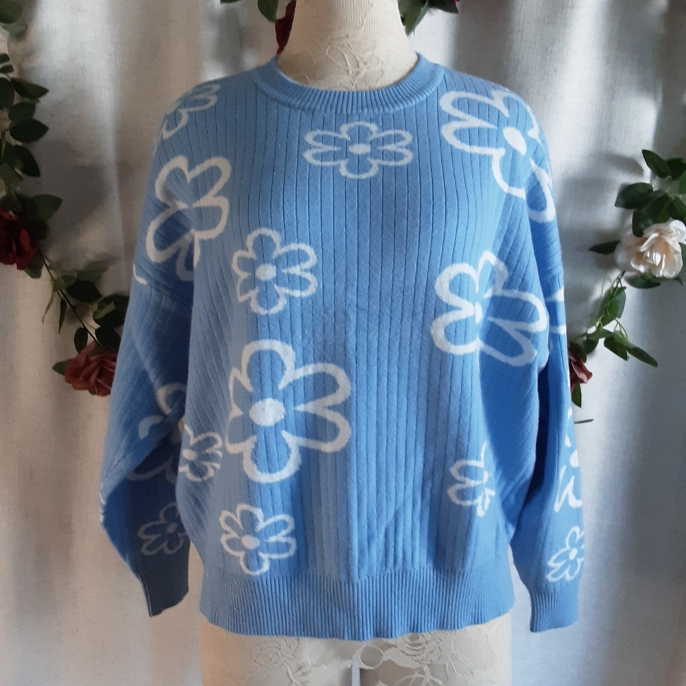 Shein Blue Sweater